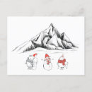 Search for happy snowman postcards Xmas