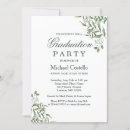 Search for leaves graduation invitations Greenery