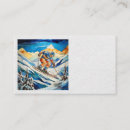 Search for downhill business cards Snow