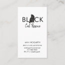 Search for black cat business cards Feline
