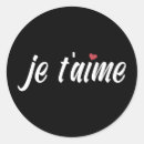 Search for french i love you stickers Je t'aime