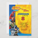 Search for justice invitations Dc comics