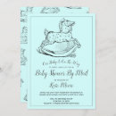 Search for rocking horse baby boy shower invitations Cute