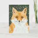 Search for forest animals christmas cards Fox