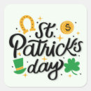 Search for lucky horseshoe stickers St patricks day