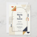 Search for terracotta and navy wedding invitations Simple