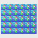 Search for frog christmas wrapping paper Cartoon