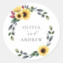 Search for sunflower wedding stickers Eucalyptus