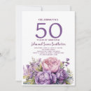 Search for purple anniversary invitations Flowers