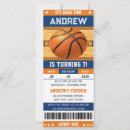 Search for basketball ticket birthday invitations For kids