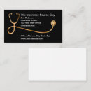 Search for insurance broker business cards Health