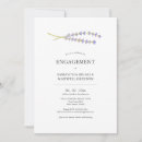 Search for lavender engagement party invitations Flowers