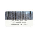 Search for snowy trees return address labels Nature