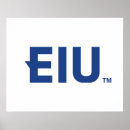 Search for block letter posters Eastern illinois university logo