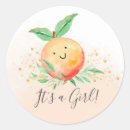Search for baby girl birth announcement stickers It's a girl