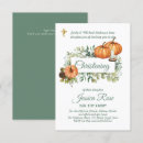 Search for fall christening invitations Greenery