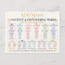 Search for positive words postcards Motivational typography