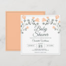 Search for sage green and peach invitations Floral