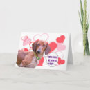 Search for dachshund valentines day cards Dog