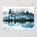 Search for watercolor postcards Mountains
