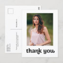 Search for graduation thank you postcards Simple