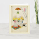 Search for vintage cat new years cards Happy new year