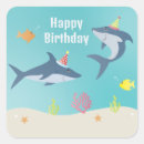 Search for cartoon shark stickers Sea