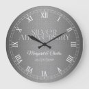 Search for silver wedding anniversary clocks 25th