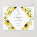 Search for sunflower wedding save the dates Floral