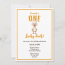 Search for lucky one birthday invitations Mallard