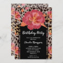 Search for animal print party invitations For her