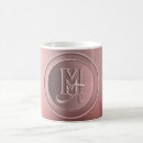 Search for metallic monogram mugs Pink