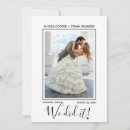 Search for newly weds invitations Black and white