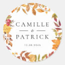 Search for wreath wedding stickers Bride and groom