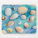 Search for seashells mousepads Beach