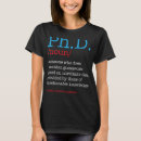 Search for phd student tshirts Definition