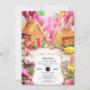 Search for candyland party invitations Watercolor
