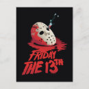 Search for 13th postcards Bloody knife