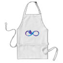 Search for neon blue aprons Black