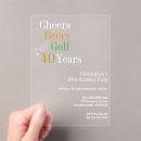 Search for 40th beer invitations Black and gold
