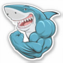 Search for strong arms stickers Blue