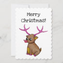 Search for cartoon reindeer christmas cards Colourful