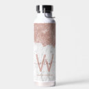 Search for pink marble water bottles Girly