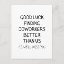 Search for employee appreciation postcards Colleague