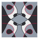 Search for red black white abstract art Design