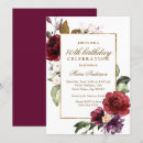 Search for watercolor flower birthday invitations Floral