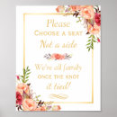 Search for choose a seat wedding signs Reception