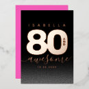 Search for 80th birthday save the dates Modern