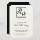 Search for equestrian birthday invitations Pony