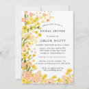 Search for modern floral bridal shower invitations Yellow